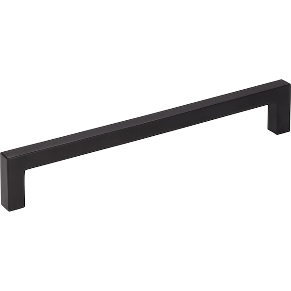 Elements 160 mm Center-to-Center Matte Black Square Stanton Cabinet Bar Pull 625-160MB - main